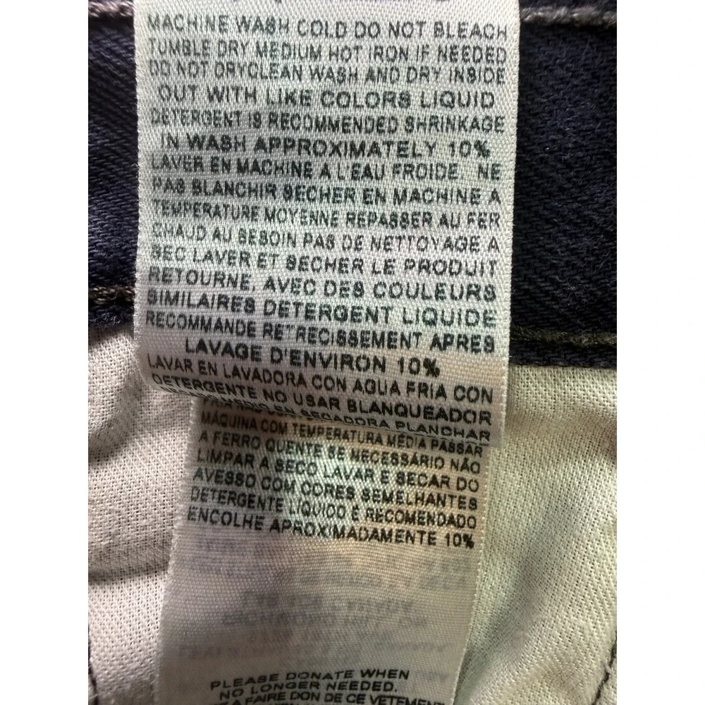 Levis 501 Jeans Mens 34x34 Dark Wash Straight Leg Button Fly Denim